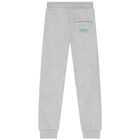 Boys Grey Logo Joggers, 1, hi-res